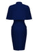 2PCS 1960ER BLEISTIFTKLEID MIT CAPE