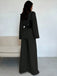 2PCS 1960er Solide Schnürung Blazer & Hose Set