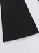 Schwarz 1930er Halter Spitze Schlaghosen Jumpsuit