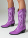 Weiß Vintage Stickerei Western Cowboy Stiefel