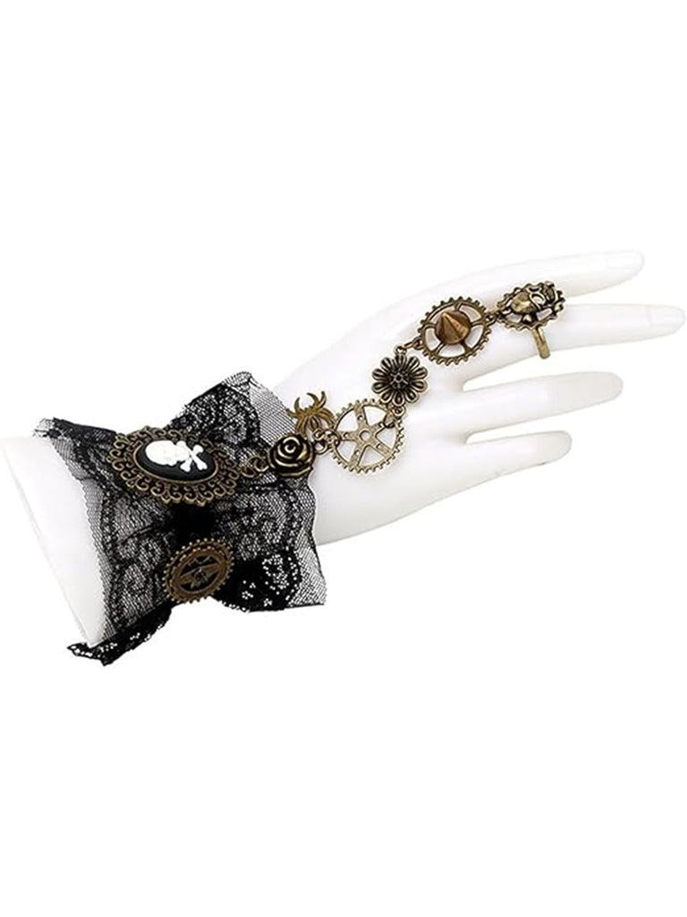 Retro Steampunk Halloween Skeleton Gang Armband