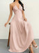 30er Maxikleid mit V-Ausschnitt und Neckholder