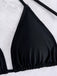 1940er Uni Halter Bikini Set & Häkel Cover-Up