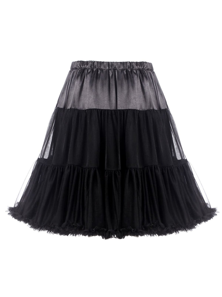 Rosa 50er Petticoat mit Rüschen