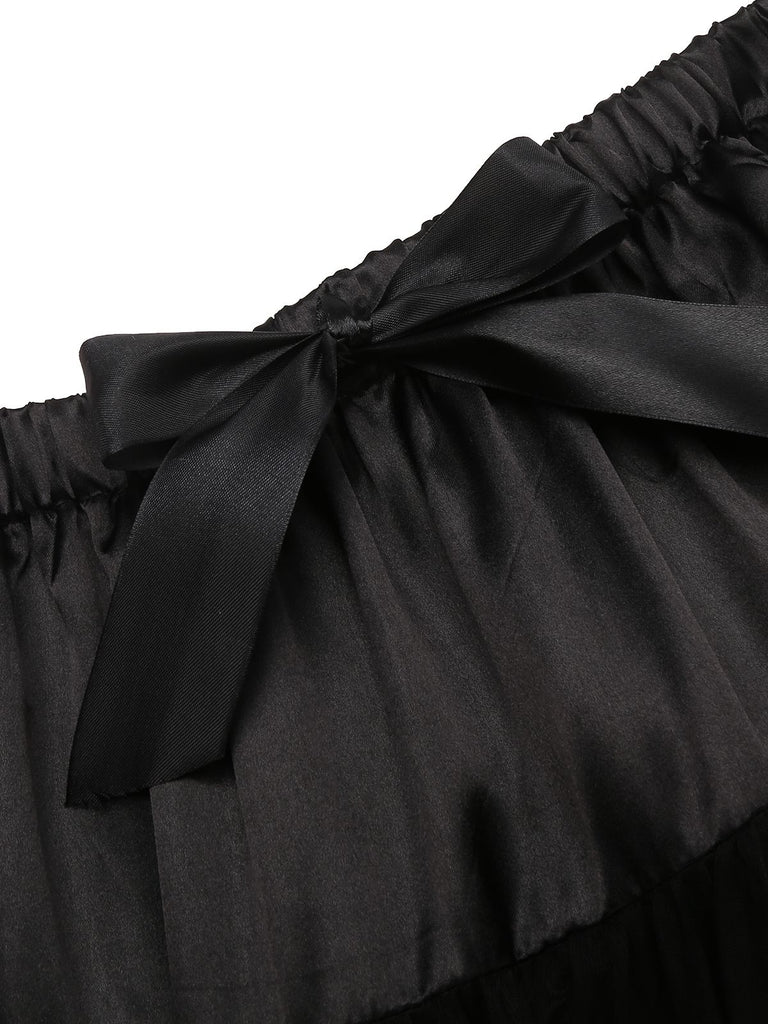 Weißer 50er Petticoat mit Rüschen
