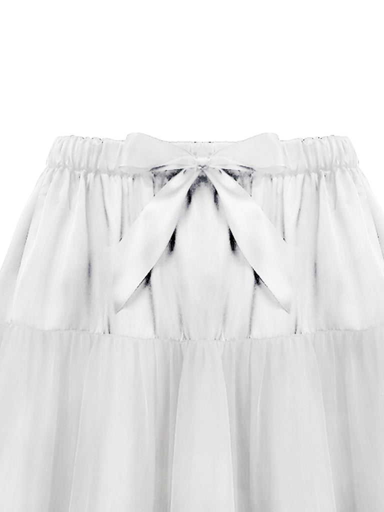 Rosa 50er Petticoat mit Rüschen