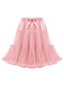 Rosa 50er Petticoat mit Rüschen