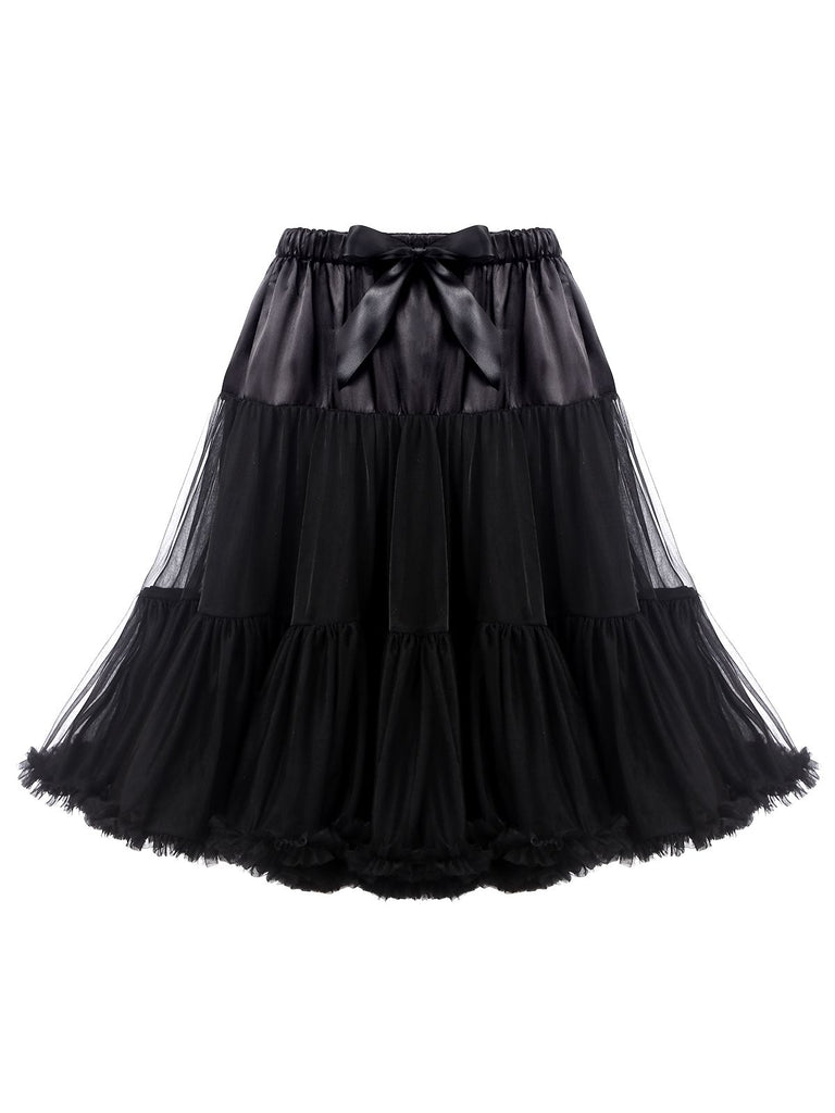 Weißer 50er Petticoat mit Rüschen