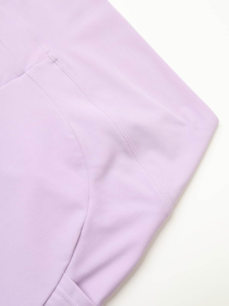 50er Bikini-Set & Shorts mit Criss-Cross und Raffung