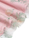 50er Kleid mit Blumen und Stickerei