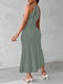 60er Kleid mit Neckholder und Häkelarbeit