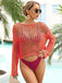 60er Beach Strick- & Cover-Up mit Häkelarbeit