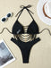 80er Bikini-Set & Shorts mit Neckholder und Schnürung