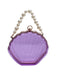Vintage 3D-Muschel Transparent Perlenkette Tasche