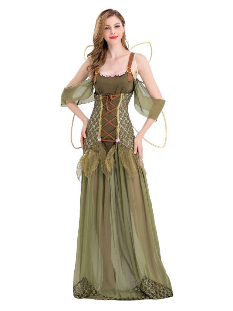 1970er Winkel Blumenfee Kostüm Kleid Mit Flügel