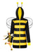 Gelb 1960er Streifen Biene Cosplay Hooded Kleid