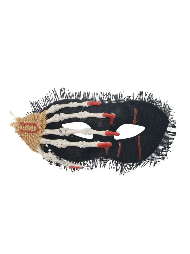 Vintage Skeleton Hand Blutfleck Augenmaske