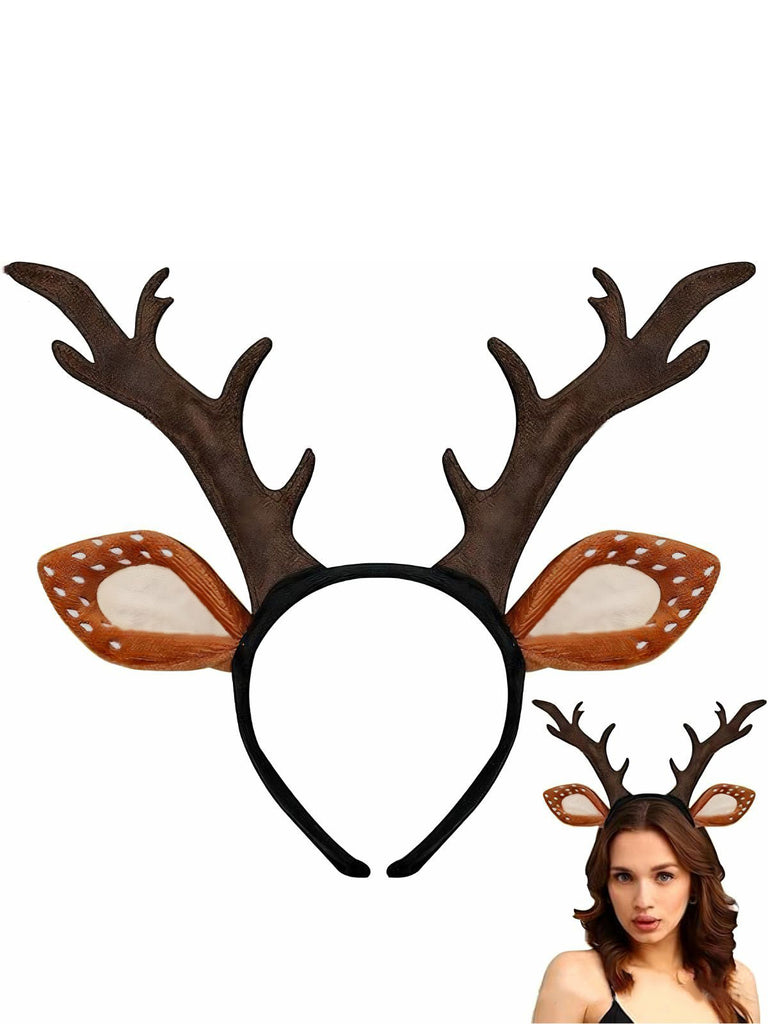 Braun Weihnachten Ren Haarband mit Ohren