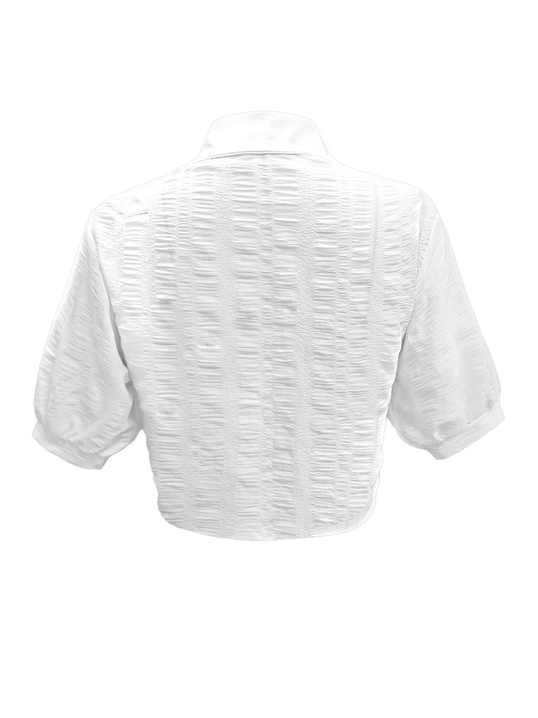 50er Shirt mit Spaghettiträger und Smok