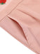 STRAWBERRY PINK PATCHWORK SPITZEN STRAMPLER