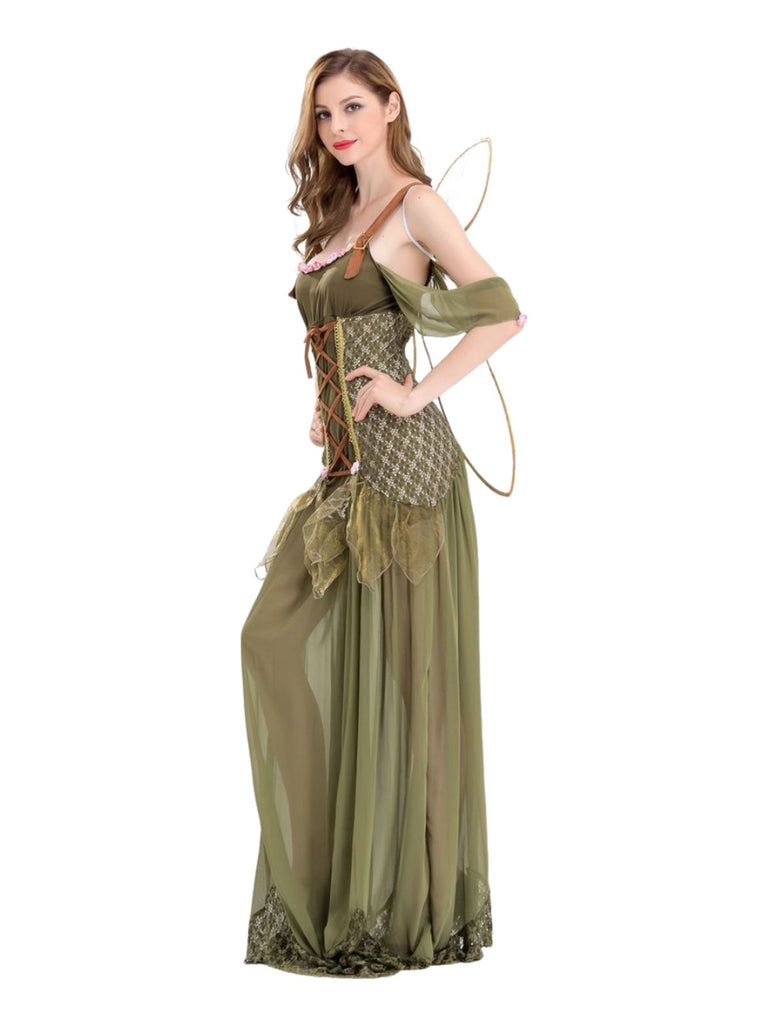 1970er Winkel Blumenfee Kostüm Kleid Mit Flügel