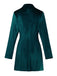 1960er Solide Samt Langarm Blazer Kleid