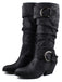 Vintage Schnallen Western-Stil Cowboy Stiefel