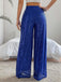 1970er Pailletten Loose Flowy Weites Bein Hosen