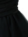 1970er Spaghetti Träger Bogen Tulle Kleid