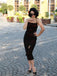 Tiefrotes 1960er Halloween-Spinnennetz-Kleid