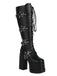 Schwarz Stern Taste Gothic Platform High Heels Stiefel