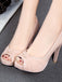 Peep Toe Knot Stilettos High Heels