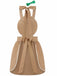 Braun 1940er Lebkuchenmann Lutscher Bogen Apron Kleid