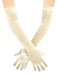Vintage Solide Thick Samt Lange Handschuhe