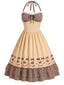 [Vorverkauf] 50er Stufenkleid mit Gingham und Karamellpudding