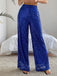 1970er Pailletten Loose Flowy Weites Bein Hosen