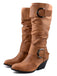 Vintage Schnallen Western-Stil Cowboy Stiefel