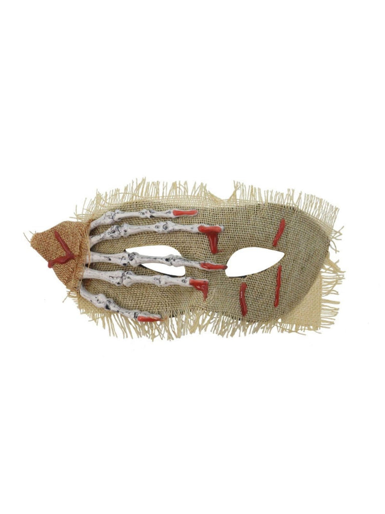 Vintage Skeleton Hand Blutfleck Augenmaske