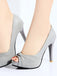 Peep Toe Knot Stilettos High Heels