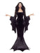 1930er Halloween Samt Hexe Fledermausärmel Meerjungfrauen Kleid