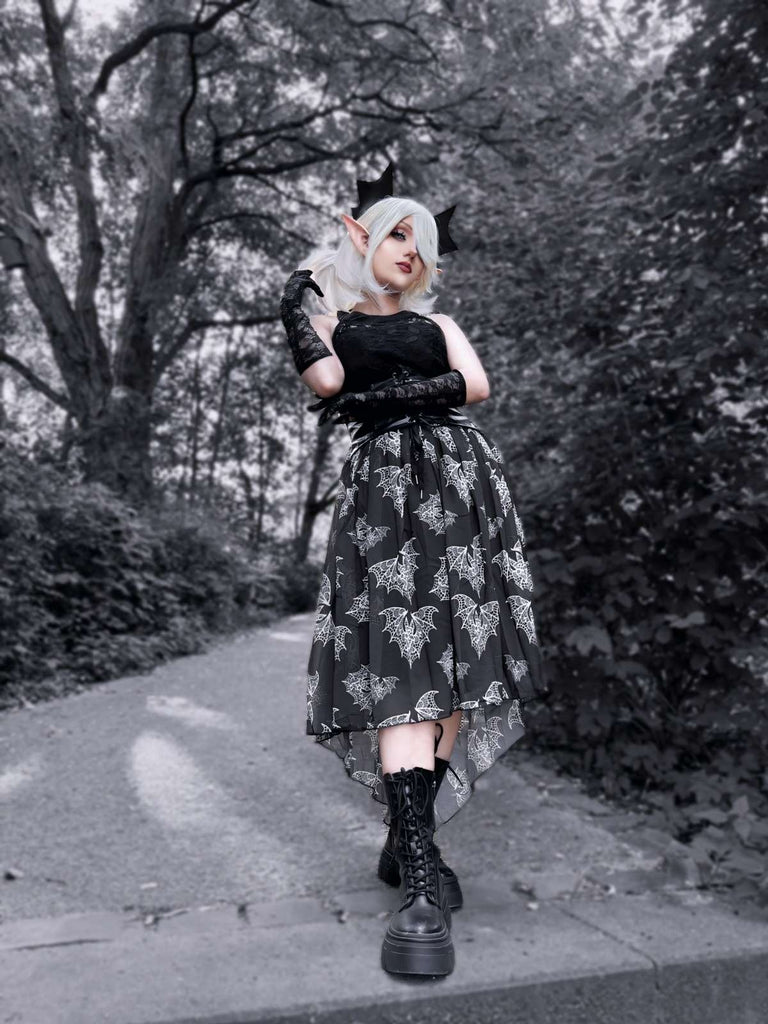 HALLOWEEN GOTHIC STEAMPUNK SPITZENKLEID
