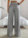 1970er Pailletten Loose Flowy Weites Bein Hosen