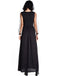 Schwarz 1930er Halloween Skelett Rüschen Kleid Mit Schleier