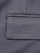 1960er Solide Langarm Faux Taschen Kleid