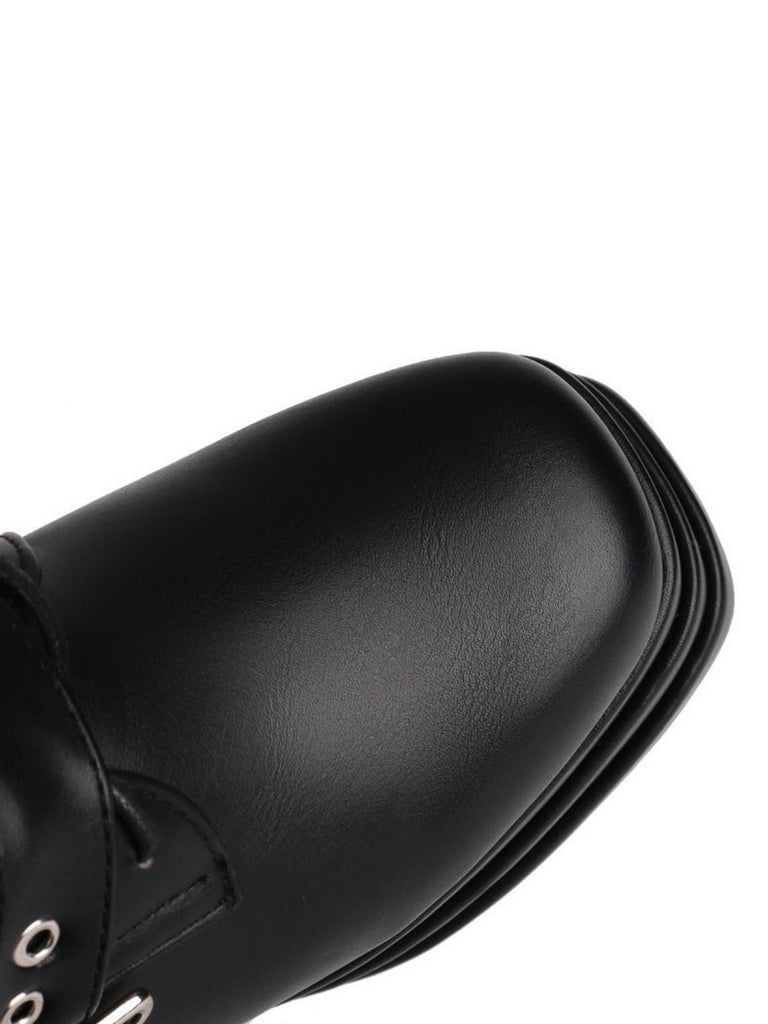 Schwarz Stern Taste Gothic Platform High Heels Stiefel