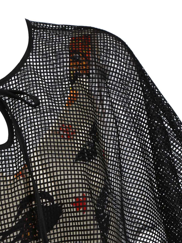 1950ER UMHÄNGE KÜRBIS HALLOWEEN KLEID