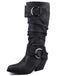 Vintage Schnallen Western-Stil Cowboy Stiefel