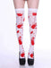 Halloween Gothic Blut Over-Knee Socken