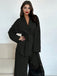 2PCS 1960er Solide Schnürung Blazer & Hose Set