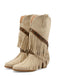Vintage-Western-Heels aus Denim – Vintage-Schuhe, Retro-Heels